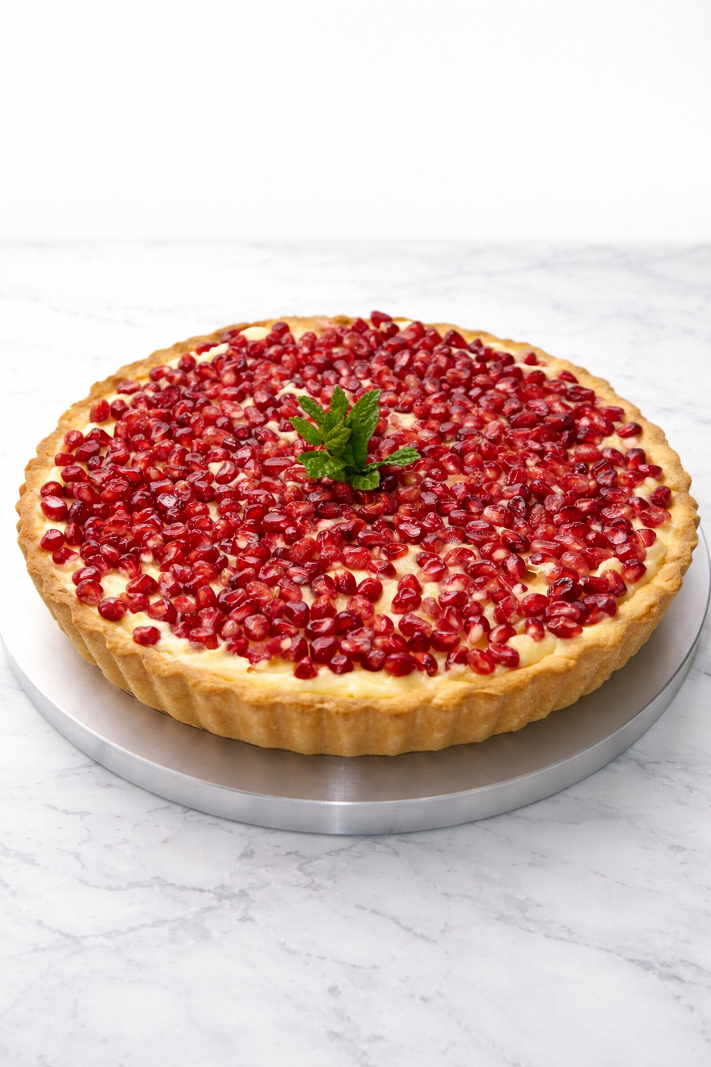 Pomegranate tart